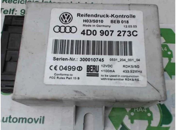 CENTRALITA 4D0907273C Oferta