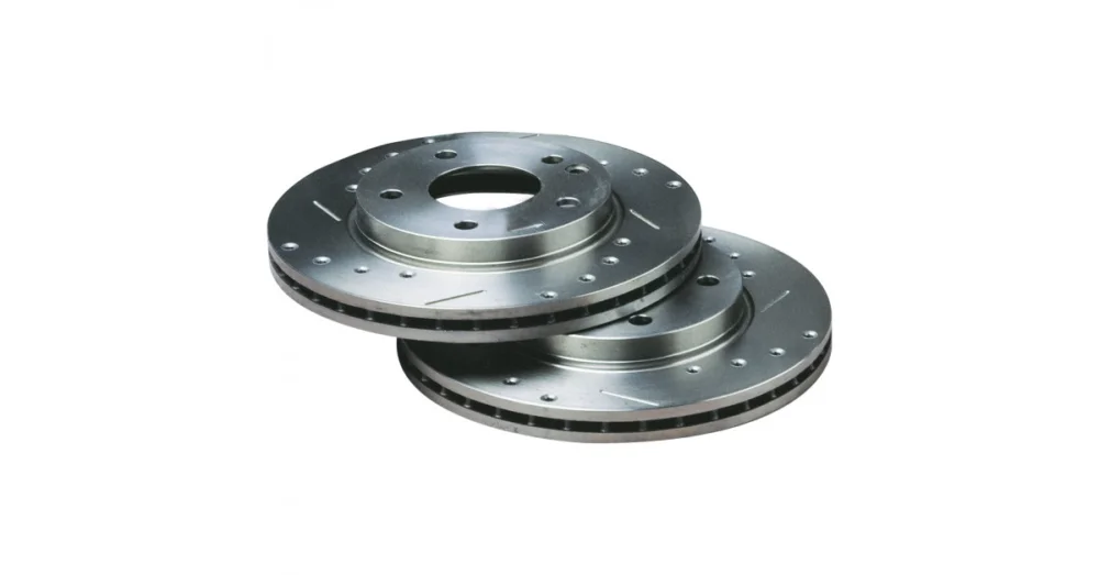 Discos de freno BRATEX Grupo A ranurado perforado BMW E90/1/2 Delantero 348x30mm Popular
