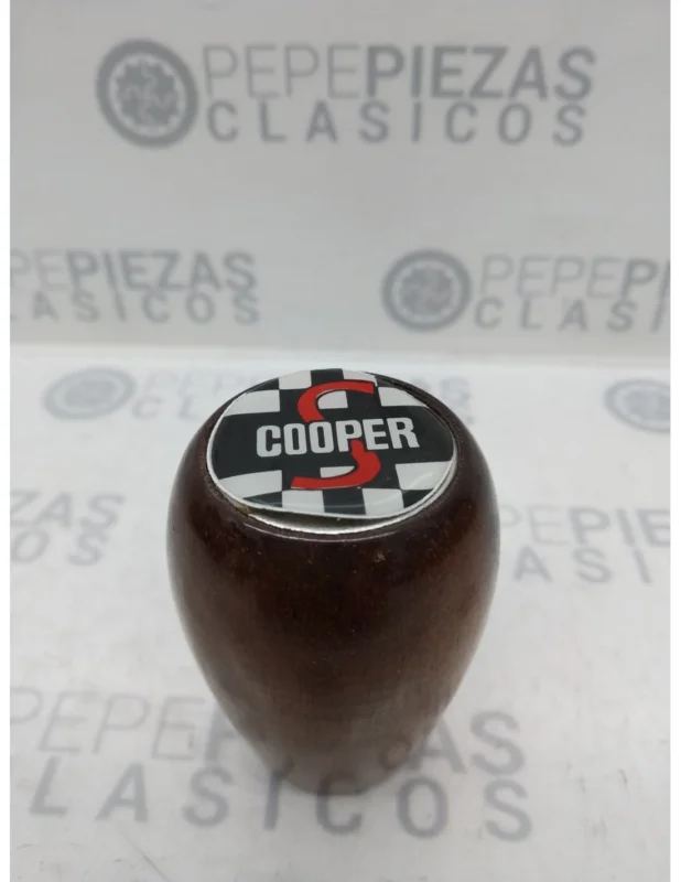 Pomo palanca cambio Mini Cooper S (madera). Económico